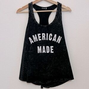 NWOT American Made Racer Back Stretch Tank